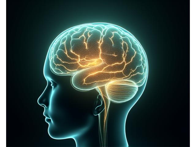 Abstract representation of a brain with neural pathways lighting up, symbolizing neuroplasticity and habit formation.